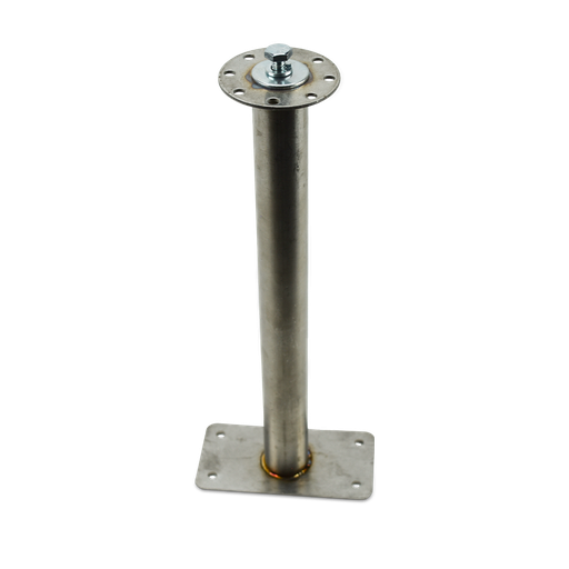 Tube chromé fixation horizontal 250 mm