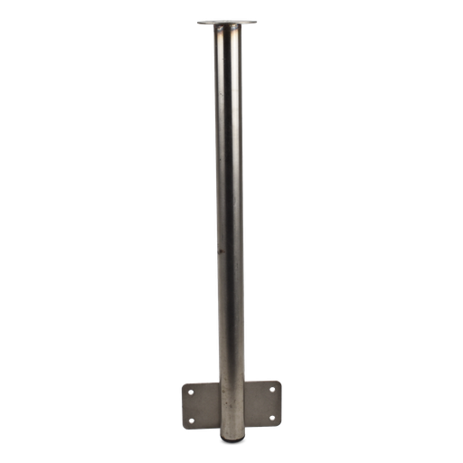 Tube chromé - 410 mm - Fixation latérale