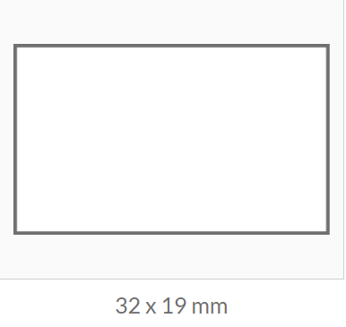 CONTACT - Etiquettes - 32 x 19 - Pour pince 20.19 - (UVC: 30000)