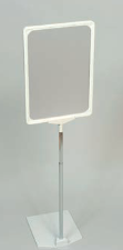 Porte-Affiche Américain A4 au sol 1000 à 2000 mm - (UVC:1)