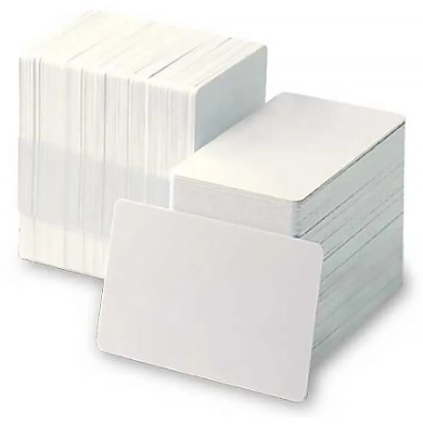 Cartes PVC blanches - Edikio - C4001 - (UVC:500)