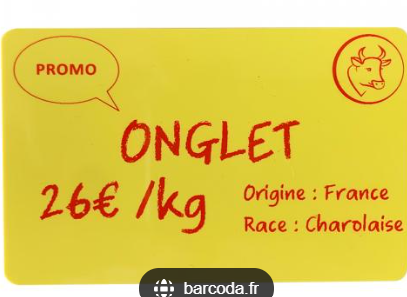 Cartes PVC Jaunes - Edikio - C4101 - (UVC:100)