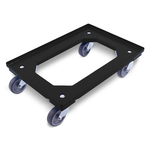 Chariot sur roulettes pour bac plastique 70 L - (UVC:1)