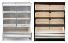 Meuble Boulangerie viennoiseries - (L1330 x P750 x H1860) (UVC:1)