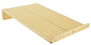 Assadeira plateau polypropylène structure inox - 600 x 400 x 100 mm -REF 4520106 (UVC:4)
