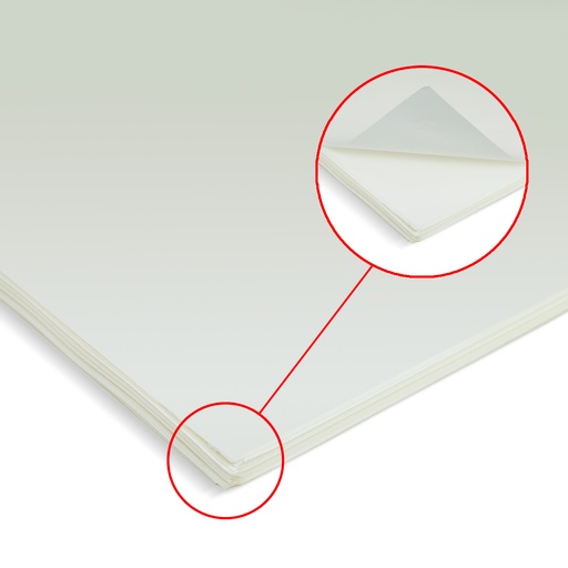 Feuilles papier alimentaire Blanc - vierges F5 - carton de 10 kg - (UVC:1)