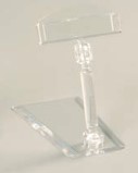 Pied base trapèze avec glissière + tige (UVC:1)