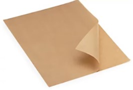 Feuilles papier alimentaire Brun - Thermoscellables vierges - carton de 10kg - (UVC:1)
