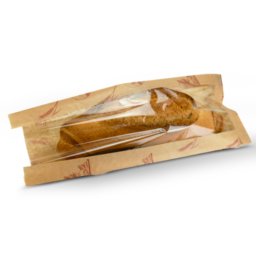 Sacs Pain Spécial kraft à fenêtre (140+40) x 350 mm - (UVC:1000)