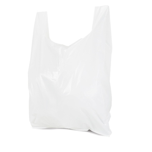 Sacs Bretelles réutilisables Drive / Livraison - 500 x (120+120) x 850 mm Blanc - (UVC:200)