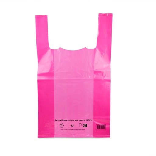 Sacs Bretelles réutilisables 260 x (60+60) x 450 mm Mini - Rose - (UVC:500)