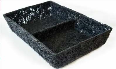 Corbeille de présentation Double Compartiments 400 x 600 x 125 mm - RT436 - Noire - (UVC:1)