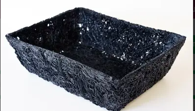 Corbeille de présentation Haute - 400 x 300 x 125 mm - RT209 - Noire - (UVC:1)