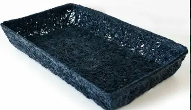 Corbeille de présentation Longue- 500 x 300 x 75 mm - RT189 - Noire - (UVC:1)